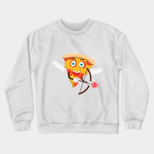 Valentine pizza Crewneck Sweatshirt